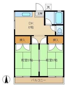 東京都板橋区坂下３（アパート）の賃貸物件の間取り