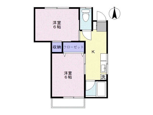 コーポシェリーの間取り