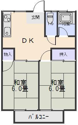 コーポリラの間取り