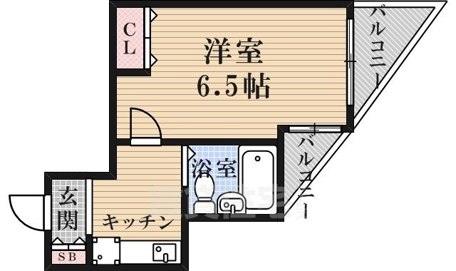 エスリード京都駅前の間取り