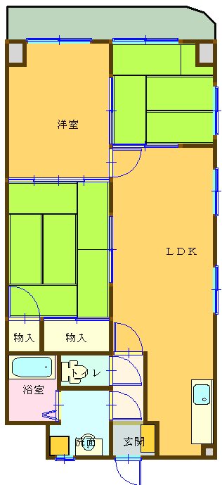 エスポワール小栗の間取り