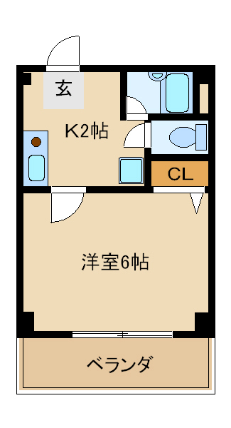 カーサ滝の茶屋の間取り