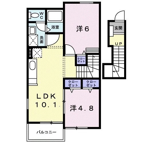 ヒルズ　ポラリス弐番館の間取り