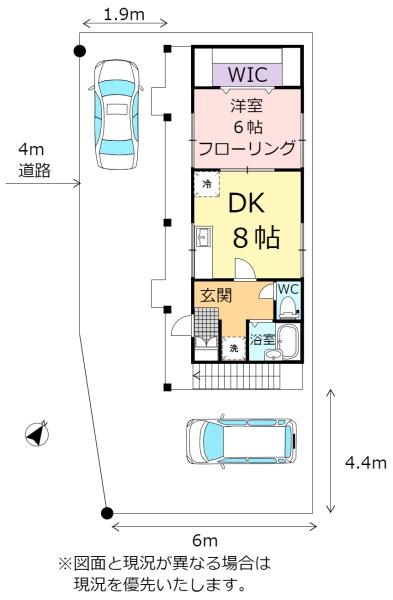 フローレンス大袋の間取り