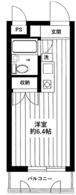 メインステージ中井駅前の間取り