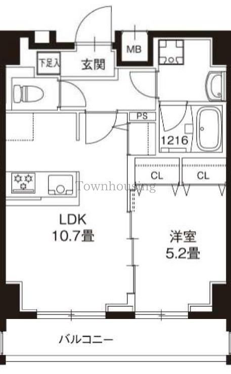 レオーネ錦糸町IIの間取り