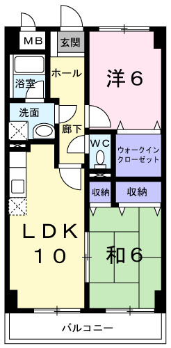 高そねマンションの間取り