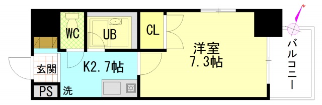 シャンテ中垣の間取り