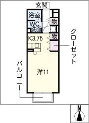 セジュールプランタン　夢棟の間取り