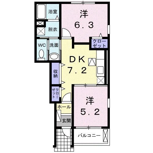 志村横丁IVの間取り