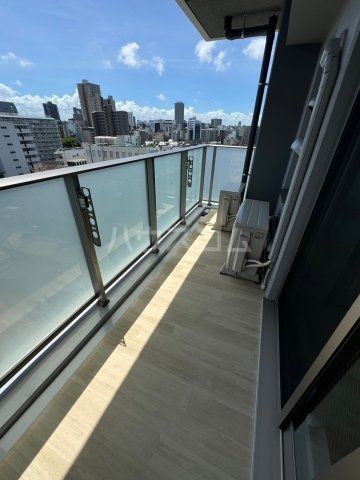 【大阪市中央区谷町のマンションのバルコニー】