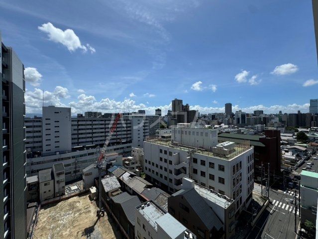 【大阪市中央区谷町のマンションの眺望】