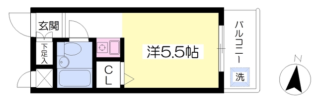 キャッスル西落合の間取り