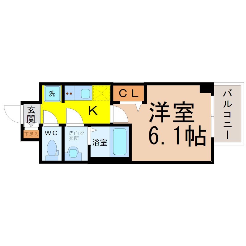 プレサンス広小路通葵の間取り