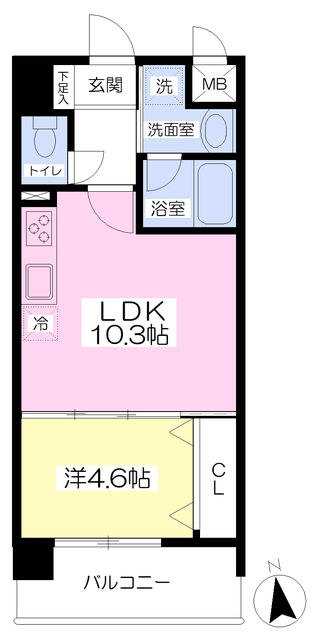 アーバン勝山町の間取り