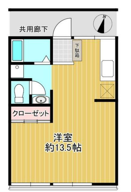 さいたま市南区別所のアパートの間取り