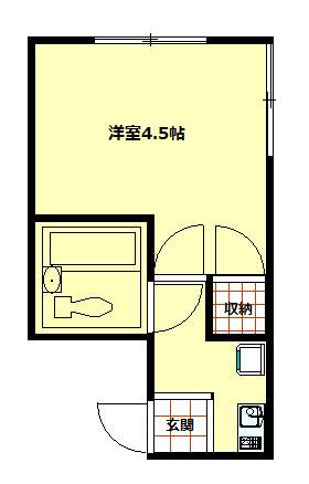 コーポプラザの間取り