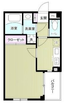 市川市鬼高のマンションの間取り