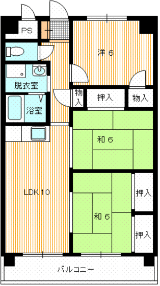 アビリティ厚南の間取り