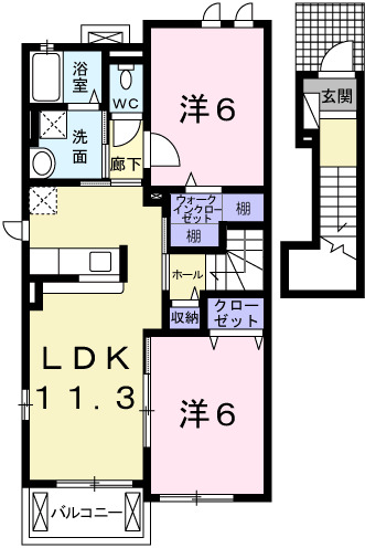 カトレーヴVIIの間取り