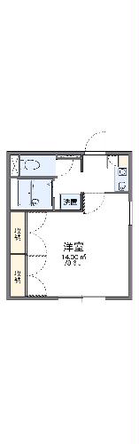 レオパレスリバティー２の間取り