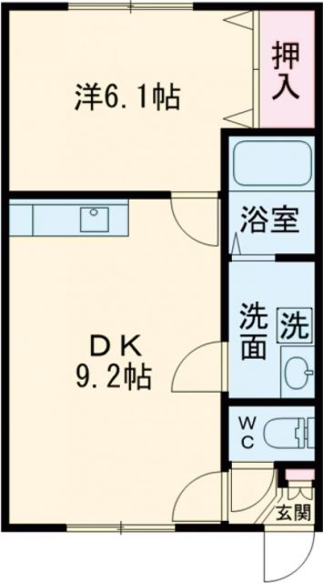 コーポ岡村の間取り