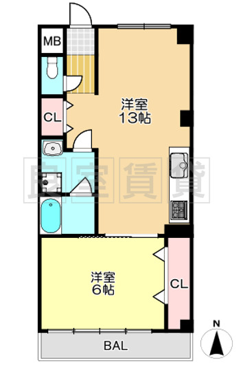 K&K高峯の間取り