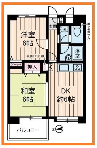 カピトール川崎Iの間取り