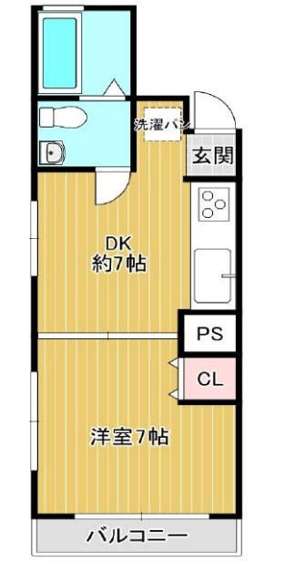 板橋区徳丸のマンションの間取り