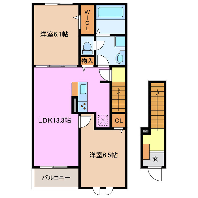 ローレル　IIの間取り