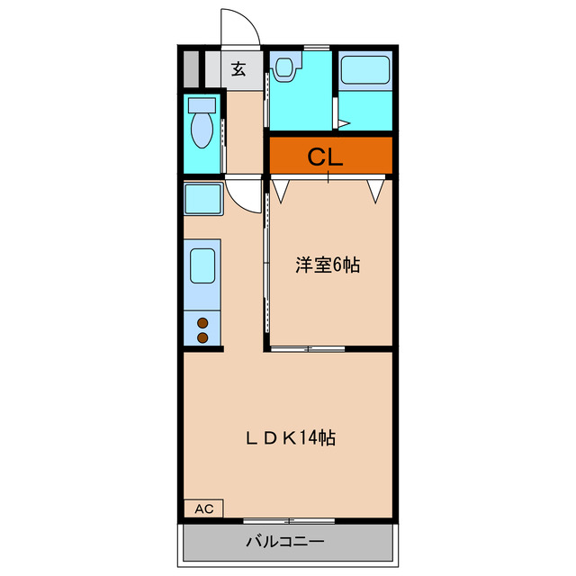 アネシス東屋の間取り