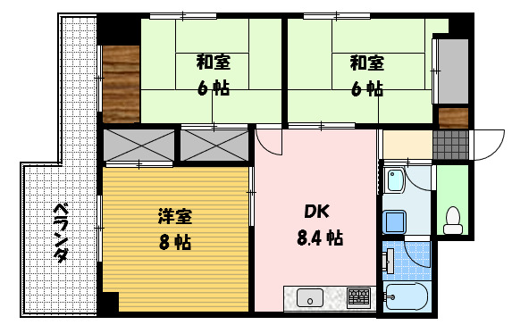 ｄａｎビルの間取り