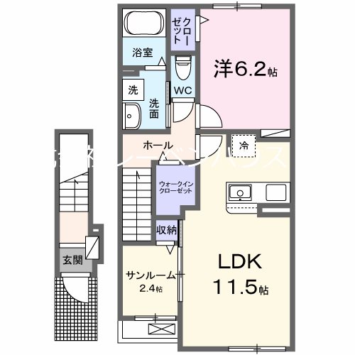 コンフォート70の間取り