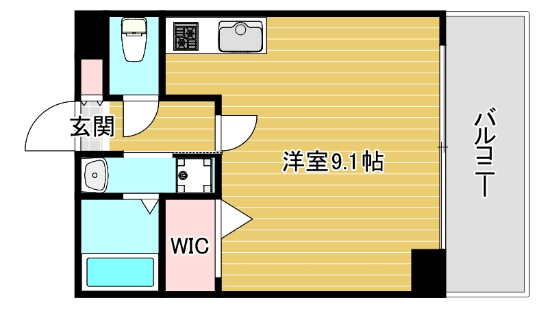 エグゼ難波南IIの間取り