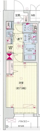 ララプレイスOSAKADOMECITYフトゥーロの間取り