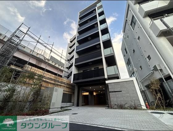 【中央区日本橋中洲のマンションの建物外観】