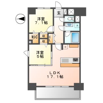 ＪＳ御園通の間取り