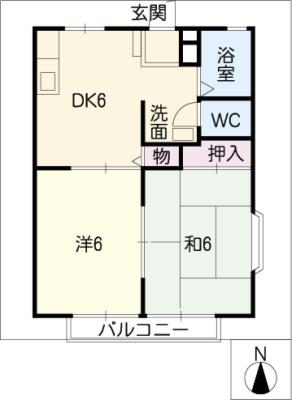 サンテラス井上の間取り