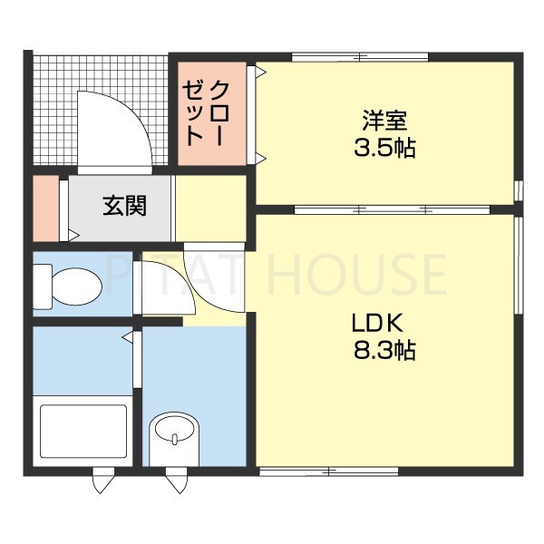 ラピュタ島崎の間取り