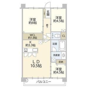 ヴェレーナグラン茅ヶ崎東海岸の間取り