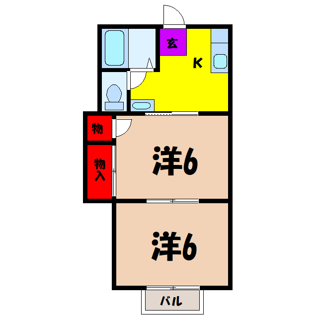 第１セントラルハイツの間取り