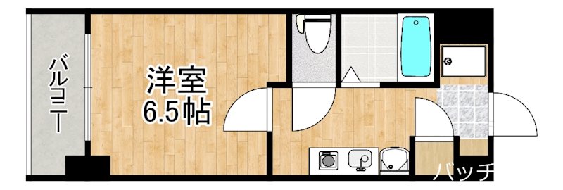 名古屋市中村区烏森町のマンションの間取り