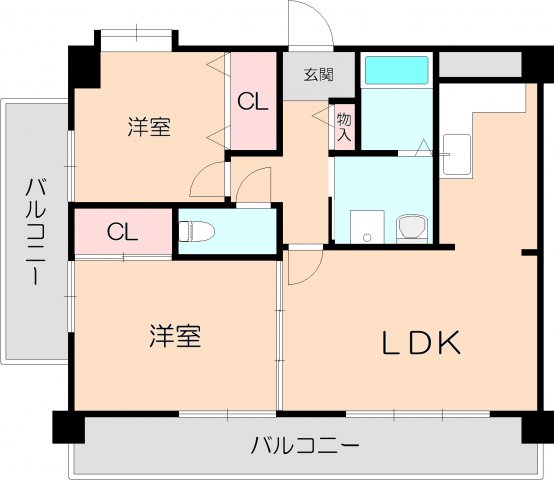 ルグラン服部の間取り