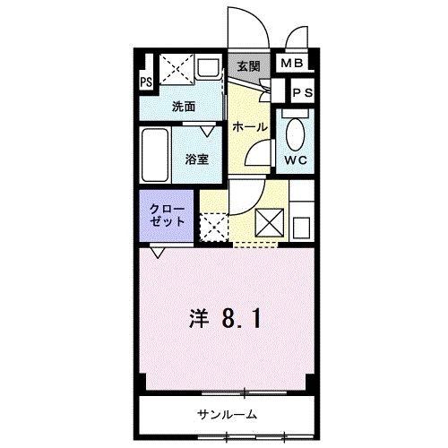 ベル　コモンズ　IIの間取り