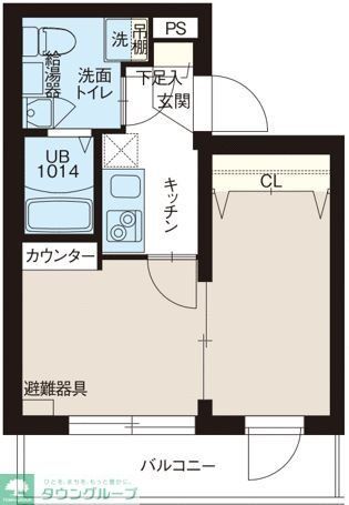 足立区柳原のマンションの間取り