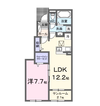 ソラリエAの間取り