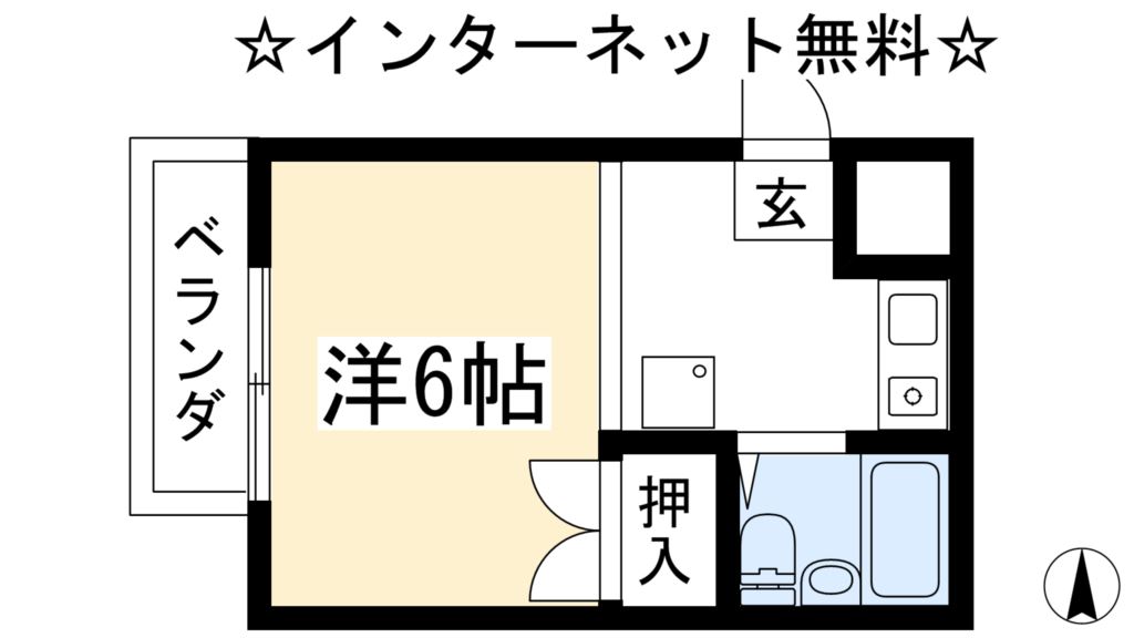 サンパティック御薗橋の間取り