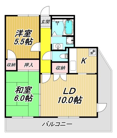 セ・ラ・ヴィ山手の間取り