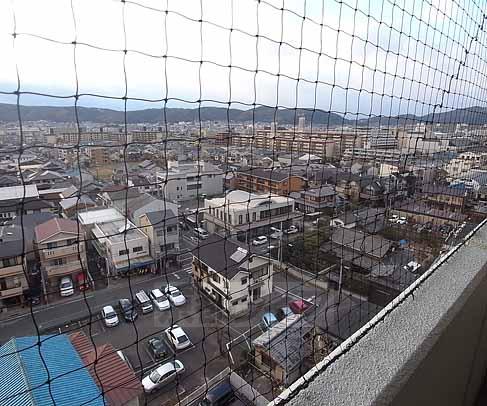 【京都市山科区椥辻草海道町のマンションの眺望】