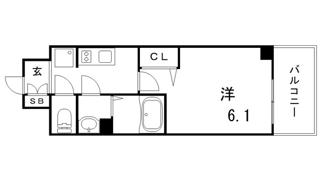 EC神戸グランスタイルの間取り